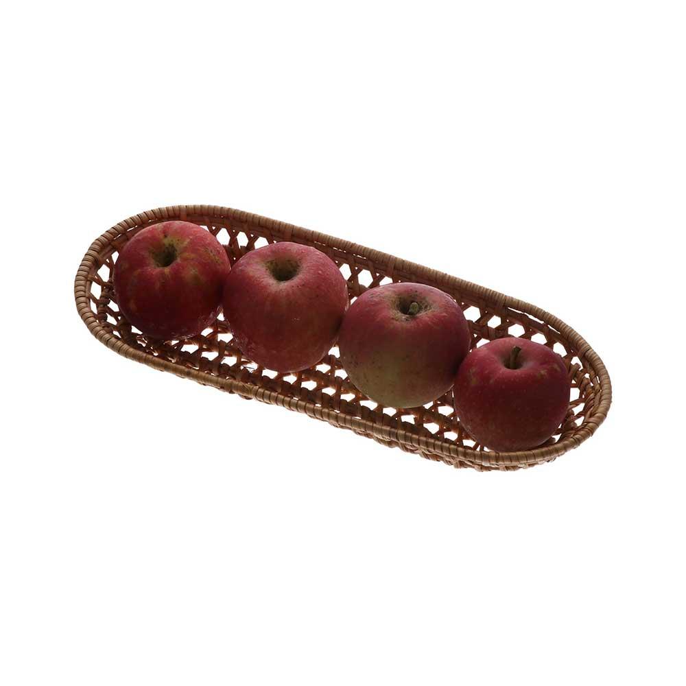 Weaving Fruit Food Rattan Hand-Woven Bread Rattan Tray Storage Tray Wicker Basket Storage Basket