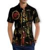 CAVVING Stampa 3D BAND SLAYER Camicie Casual alla Moda da Uomo/Donna Maniche Corte Ampie Traspiranti T01