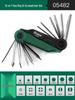 SATA Folding Hex Wrench & Screwdriver Set (3/4/5/6/8mm) Multifunctional Tool