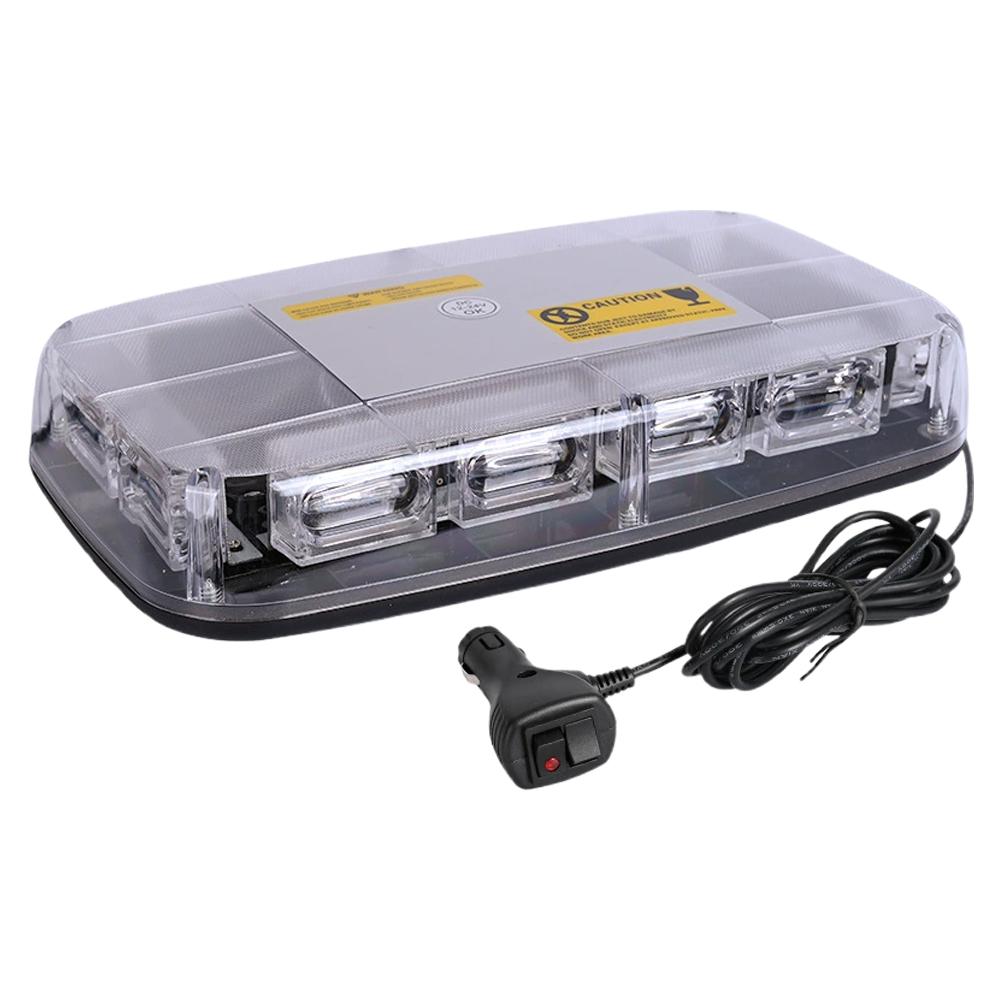 

Car Strobe Warning Light DC12~24V Police Flasher Vehicle Roof Flashing Beacon Emergency Signal Lamp Yellow LED COB Ceiling Lamp