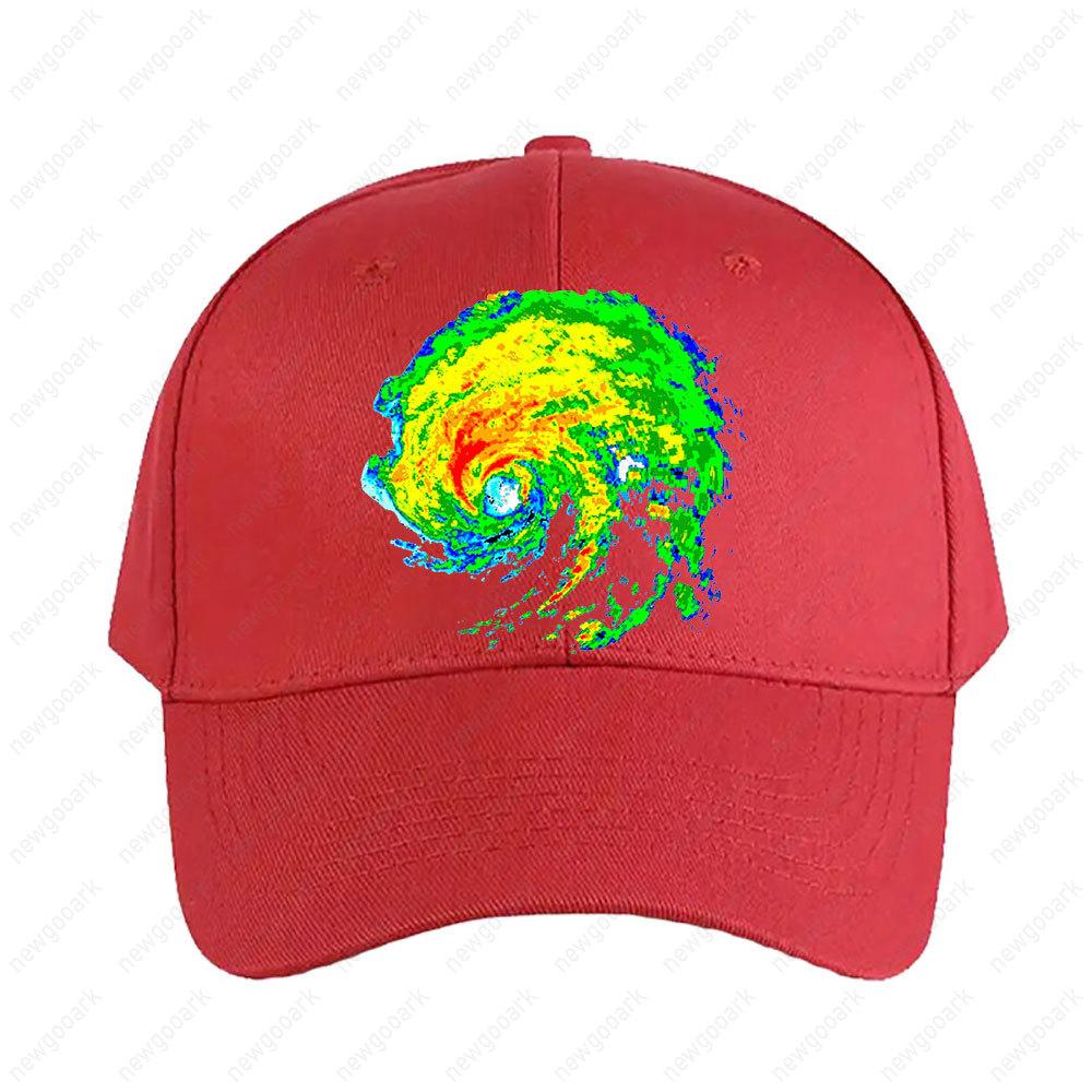 Meteorologist Storm Hunter Meteorology Student Weather Radar Image Cap Summer Women Unisex Adult Peaked Hat