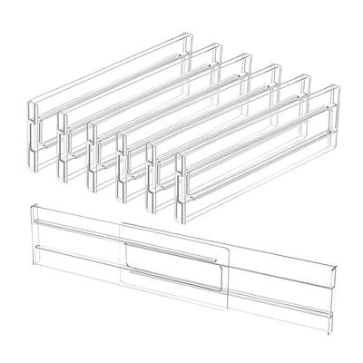 2025+ Adjustable Storage Drawers Divider Retractable Plastic Drawer Partition Holder Household Stationery Socks Finisher