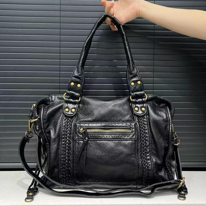 Retro Spice Girl Lokomotivtasche Mode Tragetasche Damen Kühltasche Tragbare Schulter Umhängetasche Große Kapazität Große Tasche