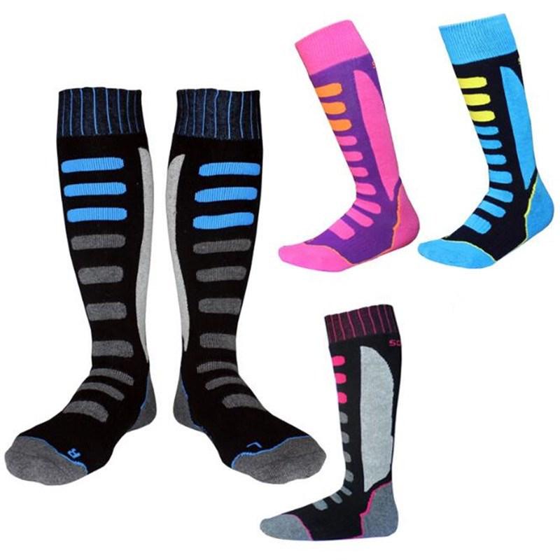 Buy Children/Adults Thermal Ski Socks Thick Cotton Sports Cycling Skiing Soccer Socks Leg