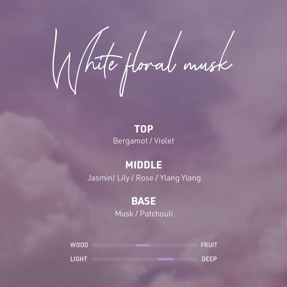 Bananal Perfumed Hair and Body Mist, White Floral Musk, 125ml