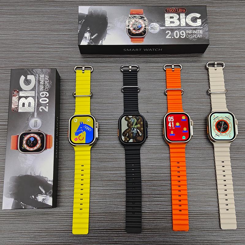 

Смарт-часы T900 Ultra Smart Watch S9 с 2,09-дюймовым ремешком для звонков через Bluetooth