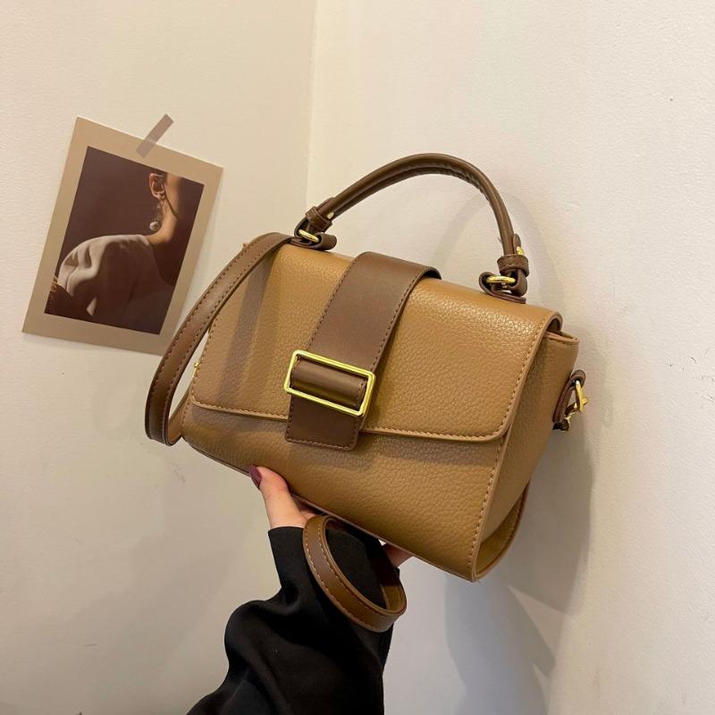 Fashion women's bags New simple and atmospheric shoulder bags Large capacity high-end sense versatile diagonal span handbags