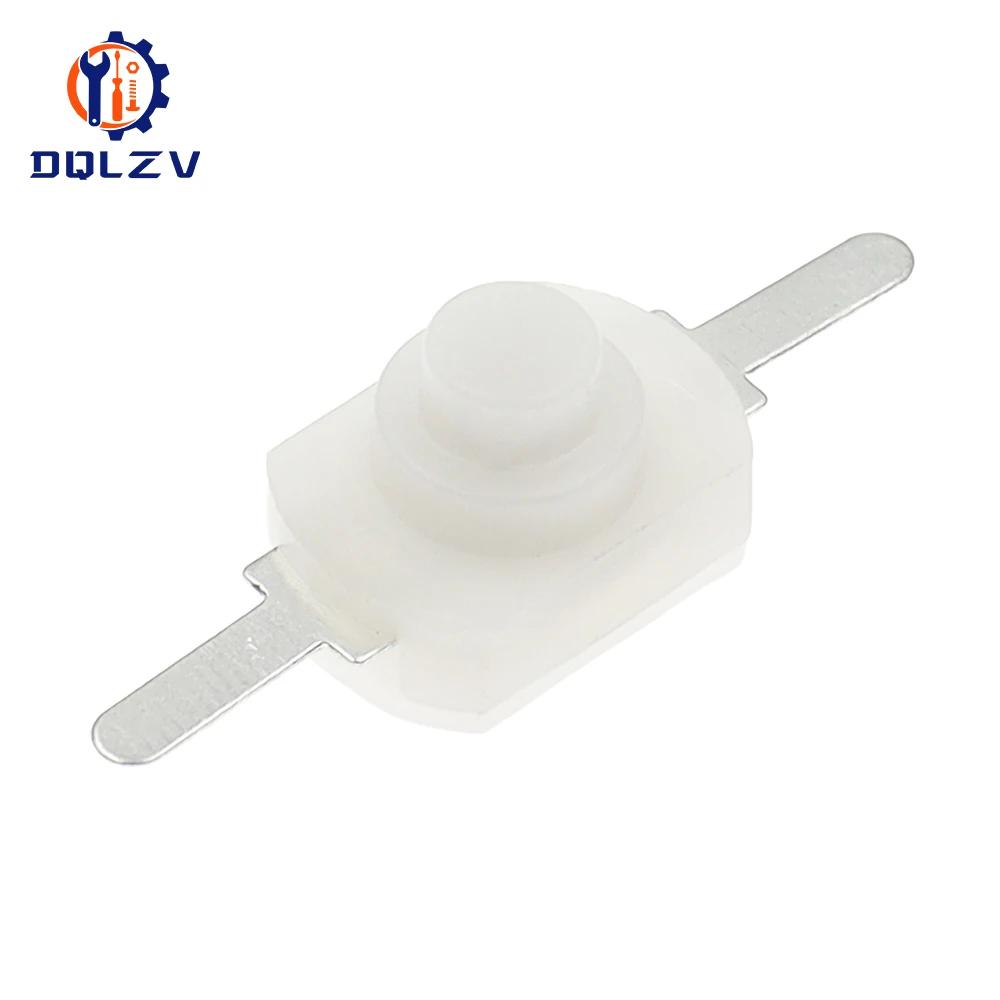 Flashlight switch 12*8MM Mini Push Button Switch On Off 1208YD Self Locking For Electric Torch DC 30V 1A Black White