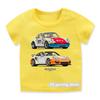 New Arrival Boys T Shirt Funny Car Cartoon Print Kids Clothes Summer Casual Hip Hop Boys T-Shirt High Quality Short Sleeve Tops