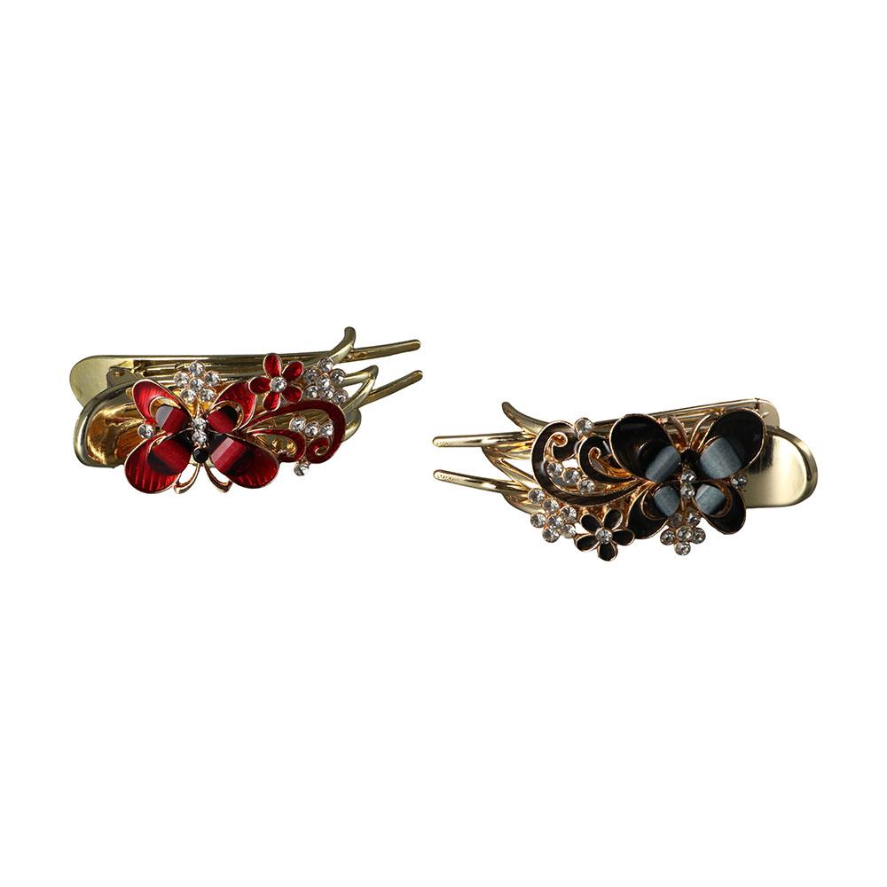 Werkzeuge Koreanischer Stil Haarnadel Schmetterling Haarspange Strass Schnabelspange Weibliche Haaraccessoires