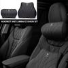 Memory Foam Car Headrest Lumbar Support Seat Cushion Neck Pillow Waist Cushion For Model 3 Model Y Model S Model X Space X