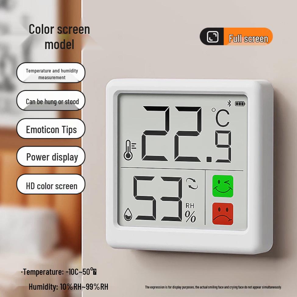 High-Precision Indoor Thermometer & Hygrometer for Baby Room