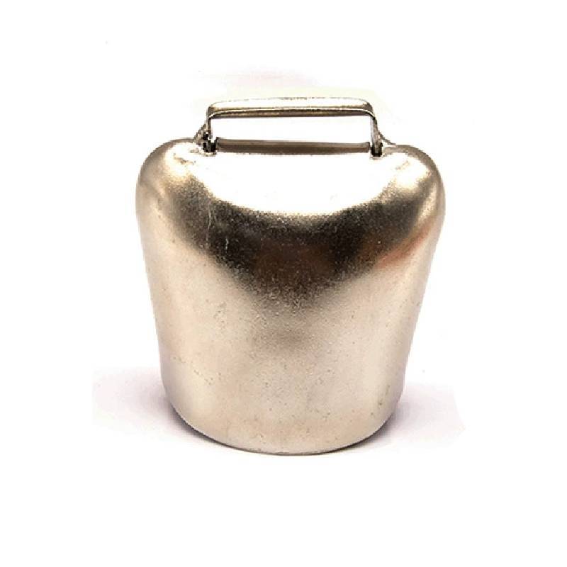 

Farm Animal Cow Bell With Vintage Iron Material For Livestock Shepherding And Outdoor Use Silver,34mm