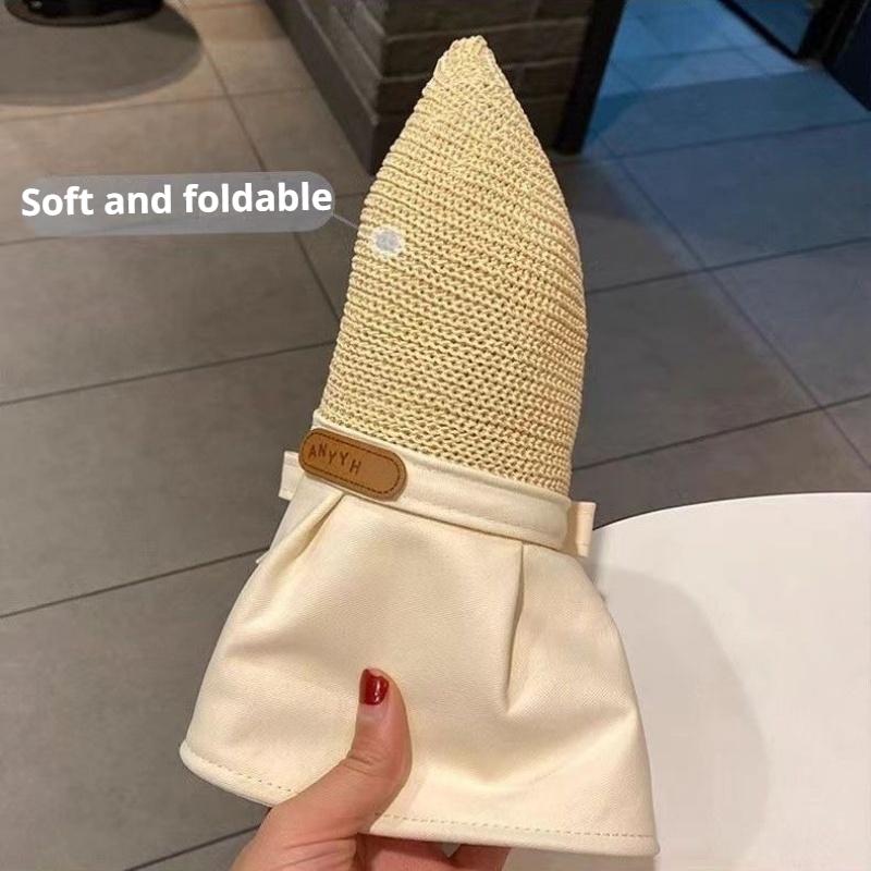Large Brim Sun Hat, Bucket Hat, Women's Sun Hat, Face-slimming Foldable Sun Hat, Versatile Travel