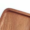 Walnut Color Wood Dried Fruit Tableware Bread Dessert Wooden Tray Food Dish Snack Plate Serving Tray Wooden Plate
