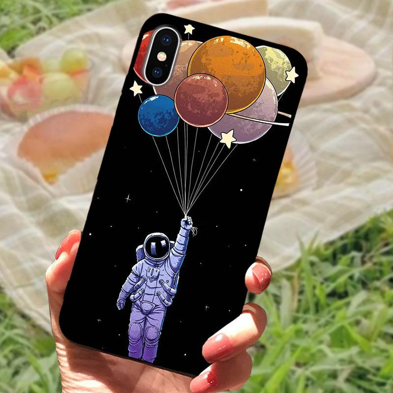 For Apple iPhone XS Soft Case X XR TPU Silicone Phone Back Cover For iPhone XS Max Fashion Printed Covers Case Protective Fundas