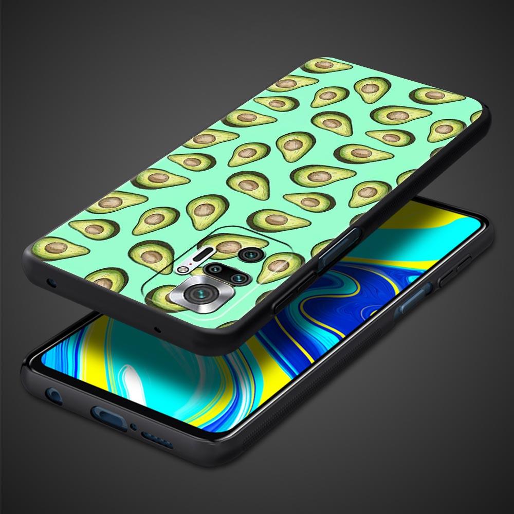 Cute Avocado Phone Case Cover for Redmi 14C 10C Note 15 14 13 12 10 11 K40 Pro Plus 5G Shockproof Soft TPU Shell Fundas Capas