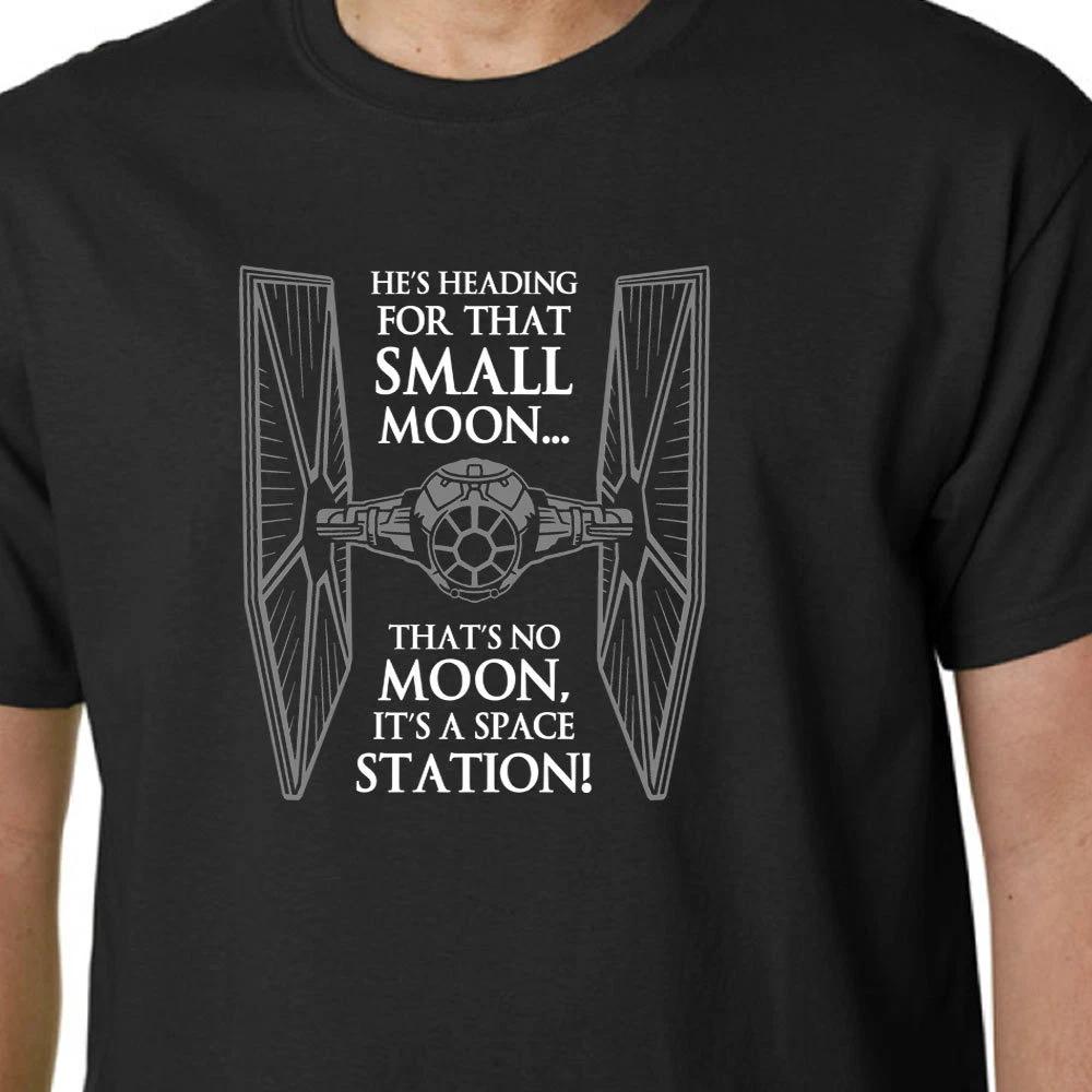 

Death Star Citation Wars Jedi Empire Force Awakens Geek Fighter T-Shirt- S