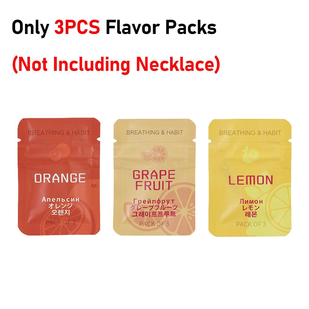 Anxiety Breathing Necklace with Resistance, Flavoured Air Wooden Breathlace, Filter Natural Essential Necklace Pendant