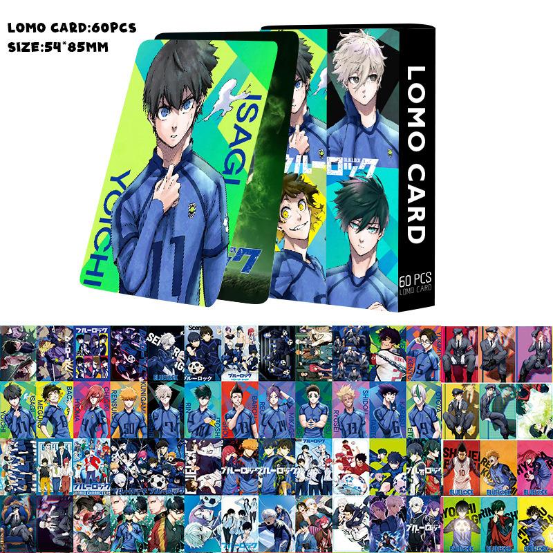 92 STÜCK/Set Anime Isagi Yoichi Bachira Chigiri Figuren Fotokarten LOMO Karte Fotokarte Für Fans Sammlung Geschenk blue