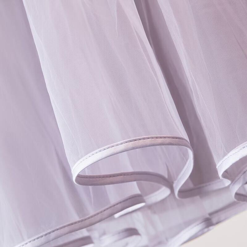Elegante Falda Midi de Malla de Cintura Alta