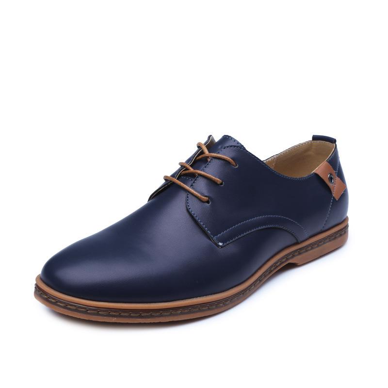 2025 new men's casual leather shoes foreign trade large size board shoes business casual men's shoes foreign trade shoes