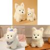 Plush West Highland Terrier Toy With Pp Cotton For Kids Birthday Gift