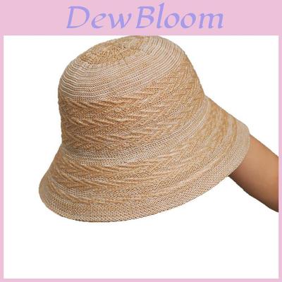 Summer Boho Woven Sun Hat With Wide Brim For Beach And Outdoor Activities