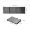OLOEY Portable Foldable Bluetooth Keyboard with Touchpad