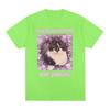Save The EnvironUnisext Eat Plastic Cute Cat Graphic T Shirt Funny Unisex Women O-Neck Clothing T-shirts 100% Cotton Oversized T-shirt