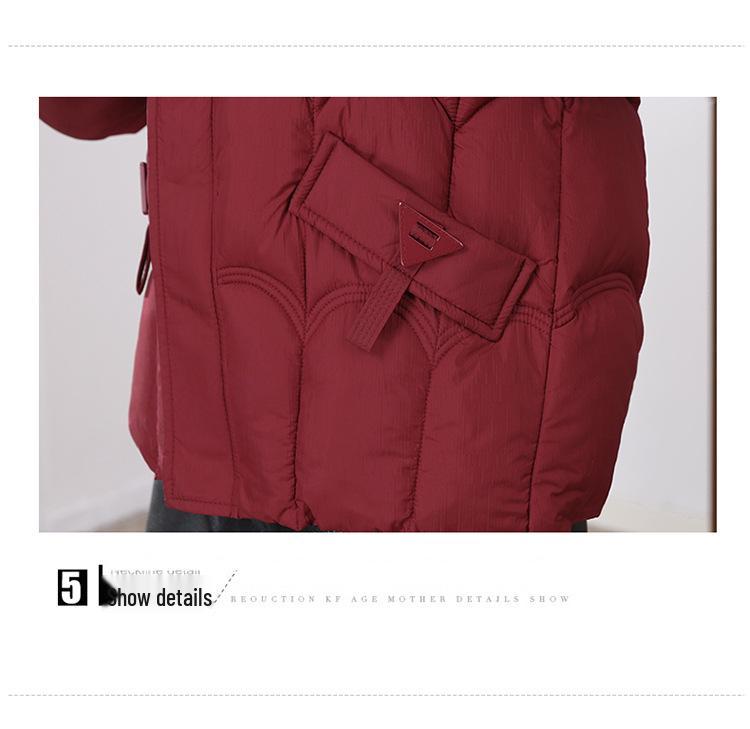 Women's Versatile Hooded Thickened Cotton Coat - Trendy 2025 Winter Fashion