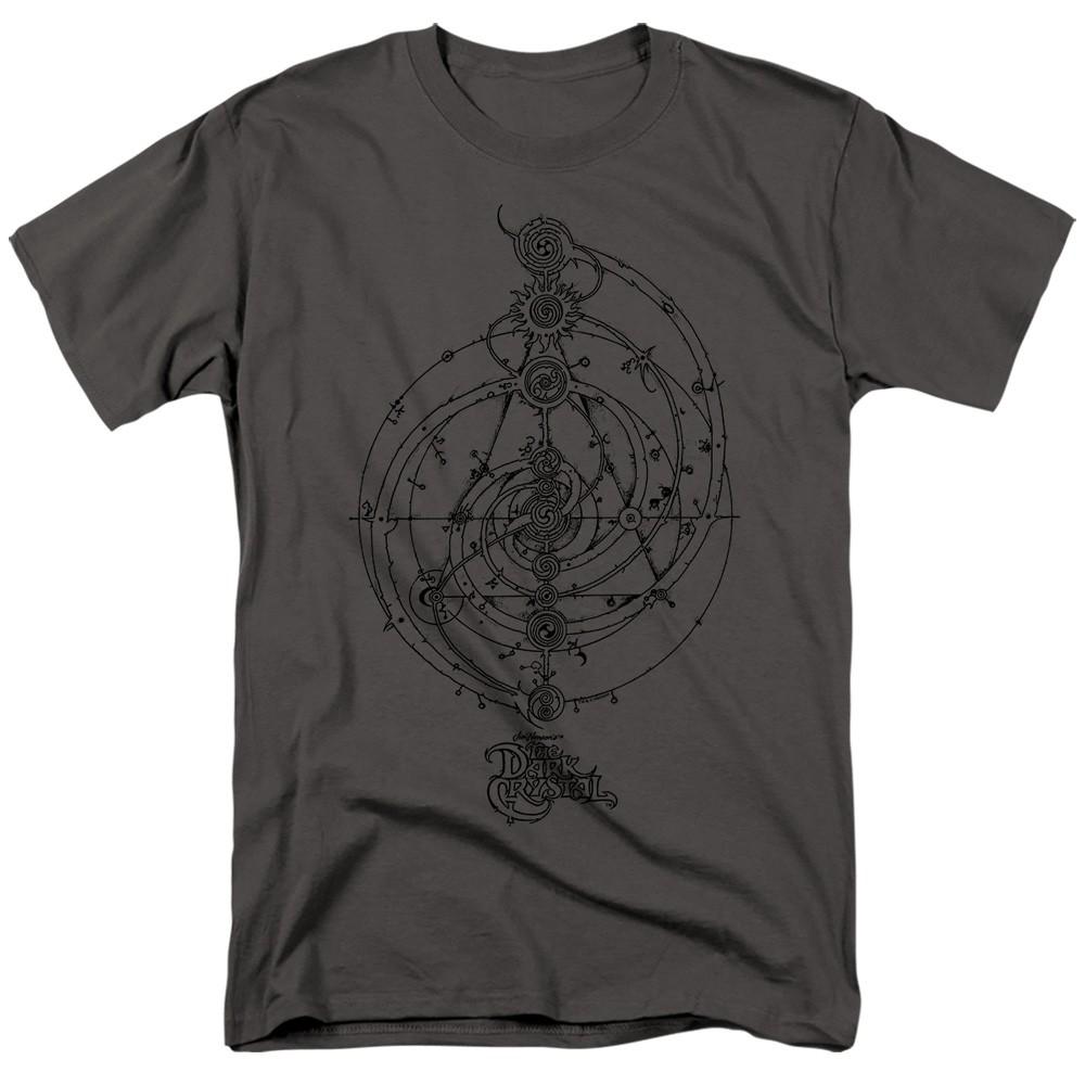 Dark Crystal - Dream Spiral - Adult Unisex Short Sleeve T-Shirt - Gray L