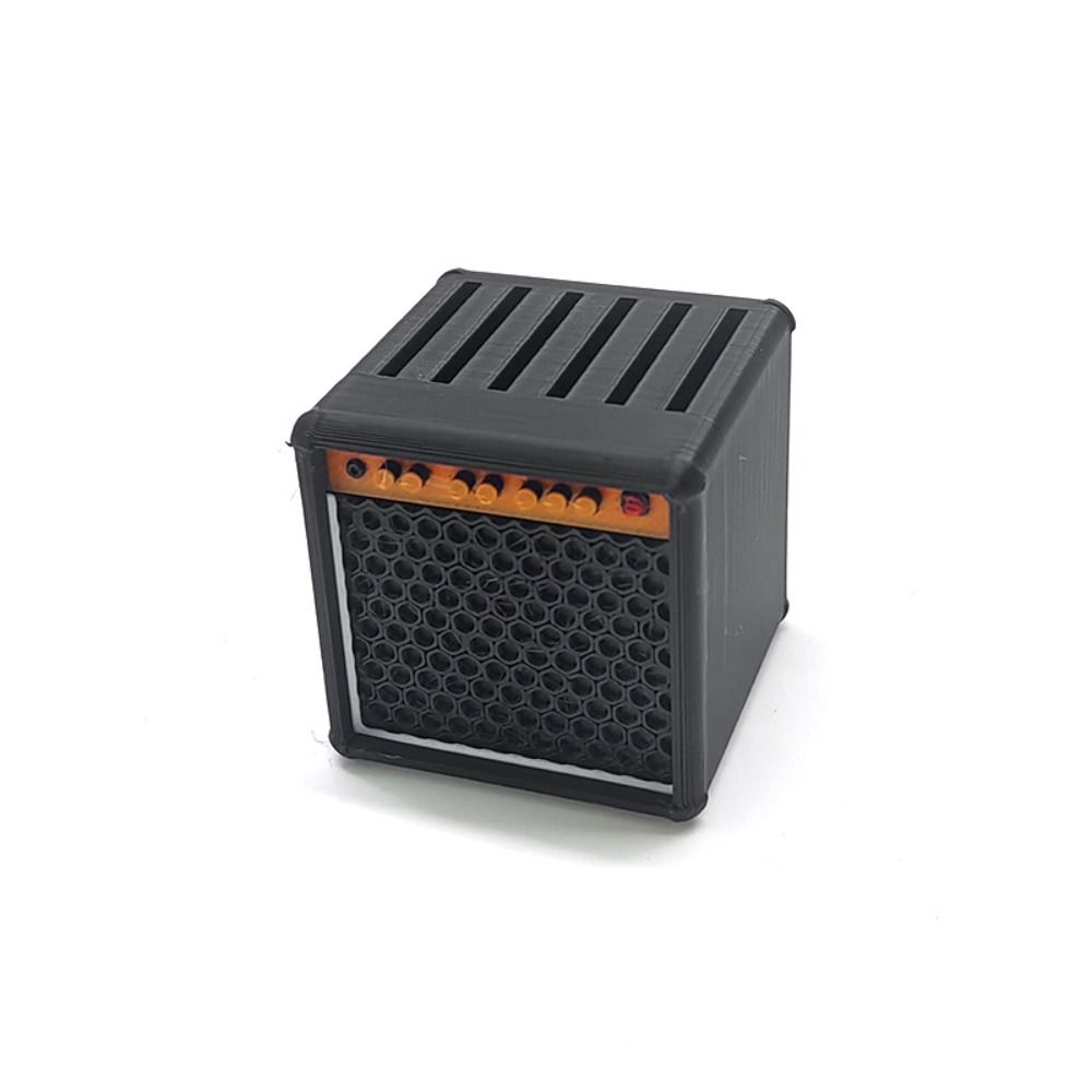 Retro Guitar Pick Holder 3D Printing Speaker Guitar Design Guitar Picks Storage Stand Waterproof Creative Guitar Picks Organizer