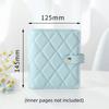 Clear Pockets Necklace Binder Storage Book PU Leather Jewelry Packaging Box  Gift Giving