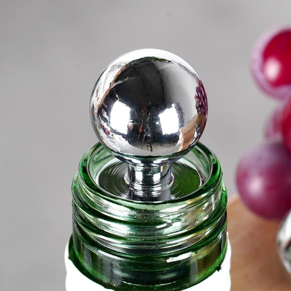 Tappi per Vino e Bottiglie in Acciaio Inossidabile con Guarnizione in Silicone 9cm Confezione da 2
