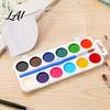 Art Supplies Watercolor Paint Set Portable Washable Solid Palette Bright Easy To Clean Water Colors Pigment Kit for Kids And Beginners Illustrations