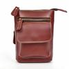 Retro Men's HiP Bum Waist Bags Clip Buckle Belt Waist Packs Zip Small Mini Fanny Pack Genuine Leather Cowhide Man Belt Pouch