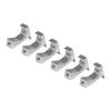 6PCS Squeaky Floor Repair Kit Designed for Subfloors 58 Inch or Thicker Aluminum Tool with Double Hole Nail Fixing System