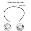 TNC Male To BNC Male Adapter Cable: 50 Ohm Microphone Antenna Extension