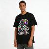 Cool Cyclops Alien Skull Print Streetwear Casual Top Pure cotton T-shirt