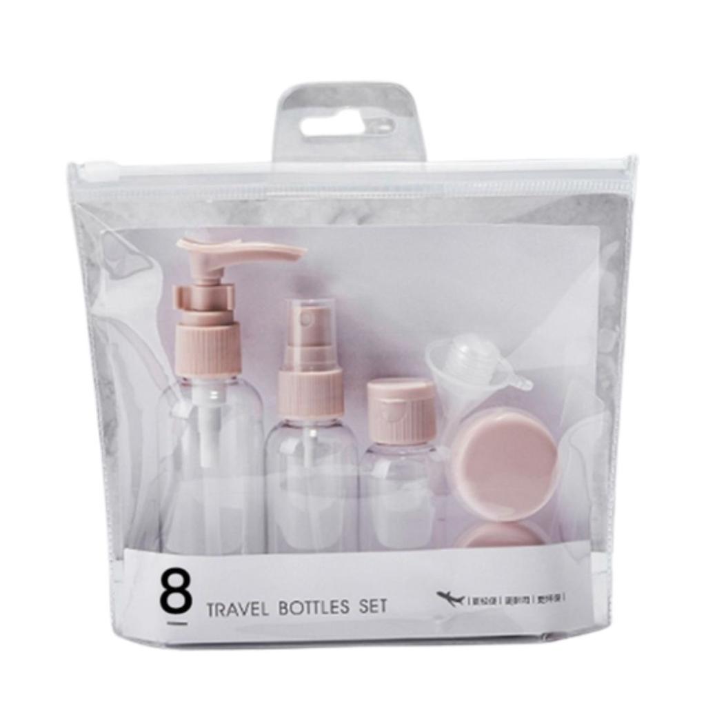 ECARLA Travel Bottle Set 8-in-1 – Sada cestovních lahví 8-v-1