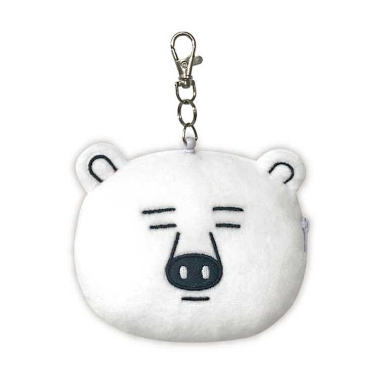 K Company Polar Bear Series Face Pass Polar Bear Card Face 583248 Case, Case, Die-Cut Keychain,