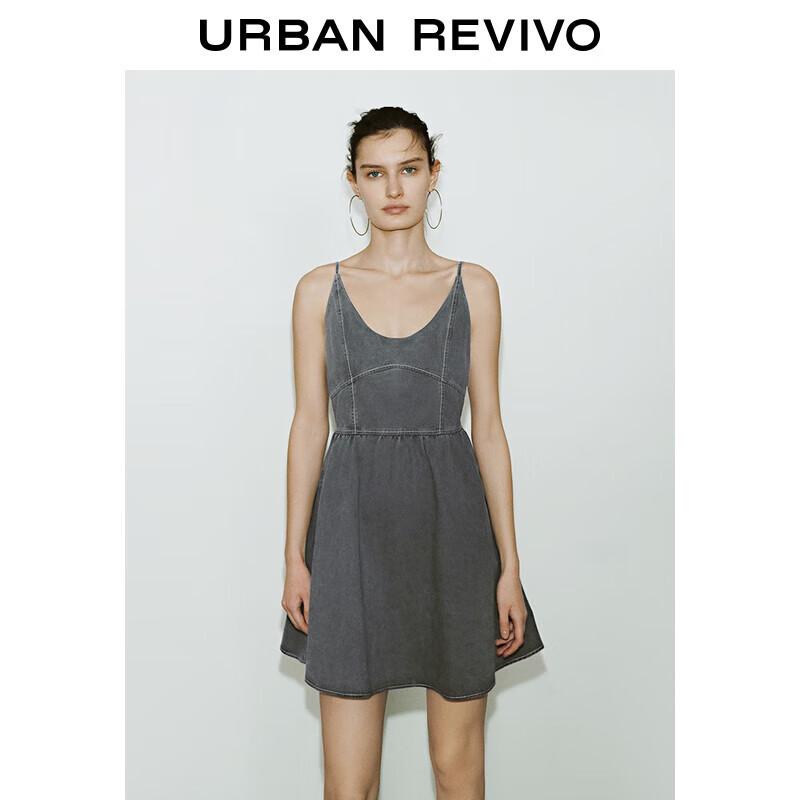 UR2025 Women s Smocked Back Suspender Dress S