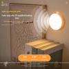LED Smart Induction Wall Lamp: Eye Protection, Energy-Saving Night Light for Bedroom and Corridor.