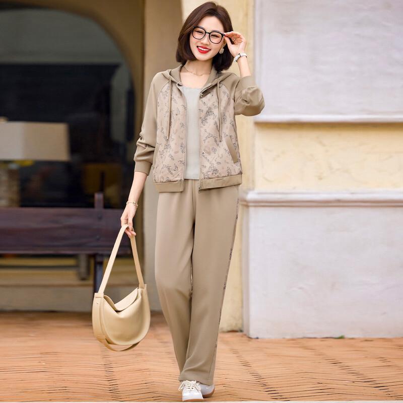 Damen Herbst/Winter Kapuzen-Freizeit-Trainingsanzug Set