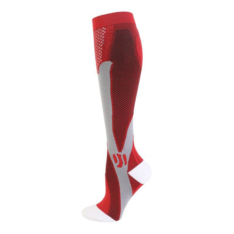 Breathable Compression Running & Aerobics Socks: Sweat-Absorbent, Gradient Pressure Calf Socks