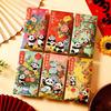 6pcs 2026 Horse Year New Year Red Envelope Traditional Good Lucky Red Pocket Blessing Pattern Hongbao Money Envelopes