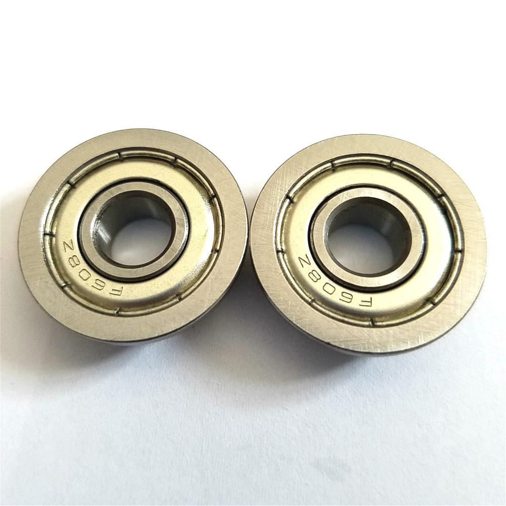 10ks Nové F608ZZ 8mm*22mm*7mm Kuličková ložiska s přírubou Metrická kuličková ložiska s přírubou