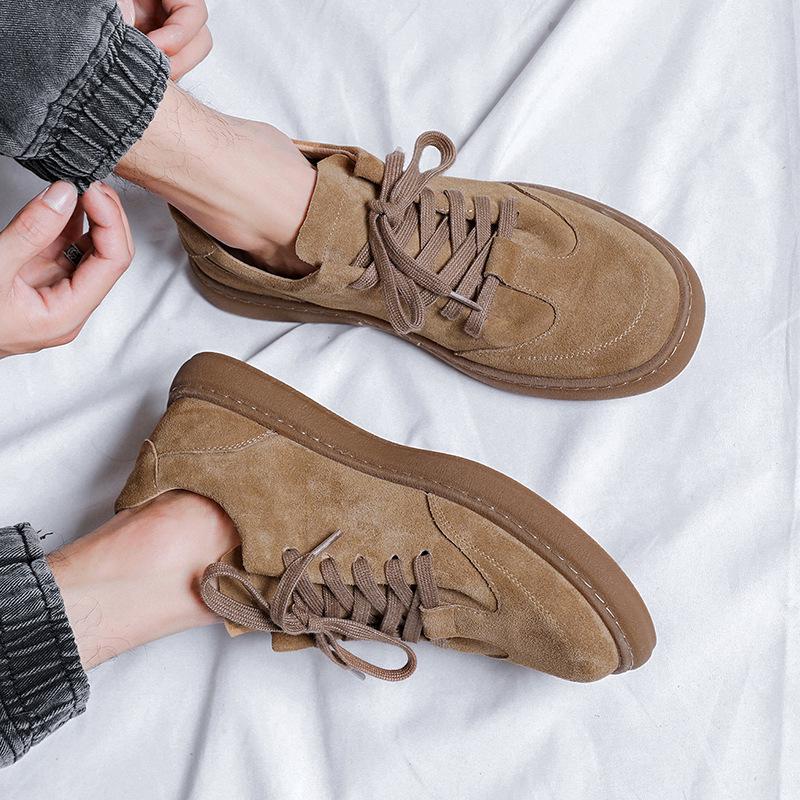 Spring 2025 Men's Round Toe Suede Casual Skate Shoes 8004-R