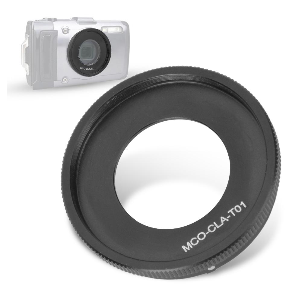 MCO CLA T01 Aluminium Alloy Lens Adapter Ring to 40.5mm Filter for Olympus TG6 TG5 Camera